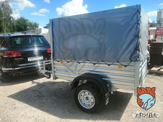 Прицеп 10.024 с тентом 128 см для хоз. дел
