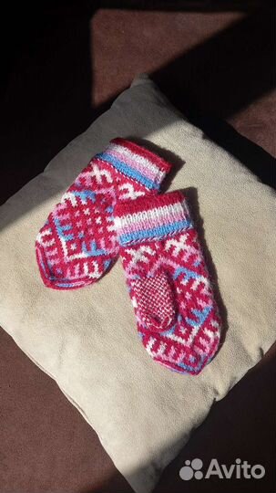 Варежки ручная работа