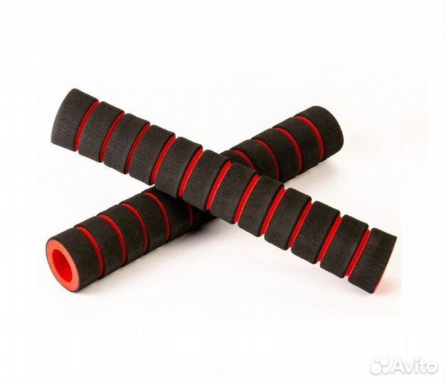 Комплект неопреновых ручек 11 см, 2 шт, Черные