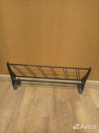 Вешалка в прихожую настенная металл черная