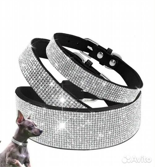 Ошейник для собак,кошек стразы