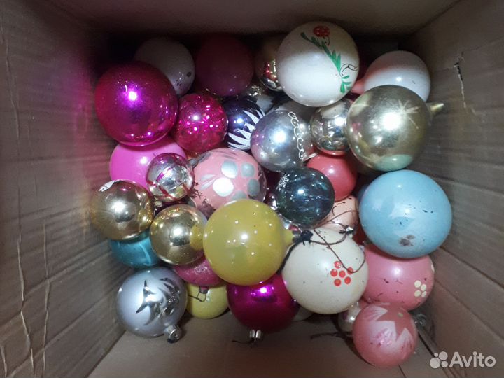 Елочные игрушки СССР