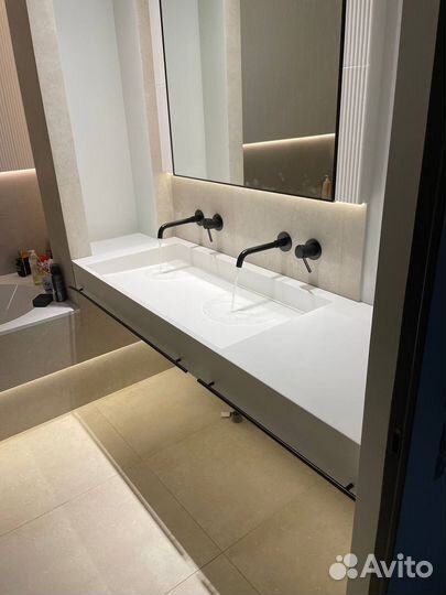 Раковина из бетона