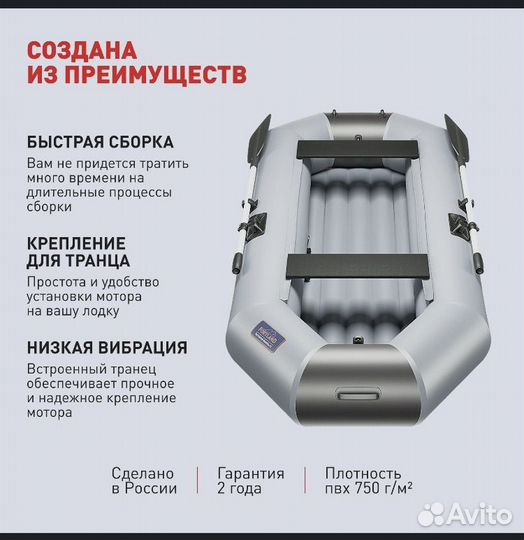 Лодка пвх fortland-280