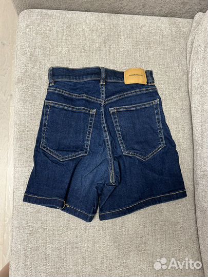 Джинсовые шорты pull bear 32