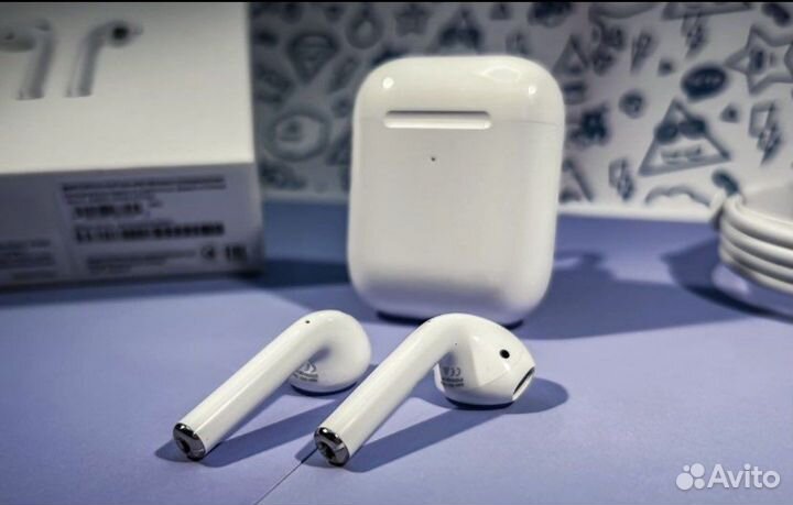 Airpods 2 магазин гарантия отзывы новые
