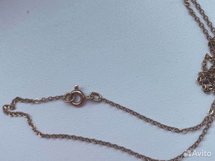 Цепочка золотая. С подвеской. Близнецы. 583 пр