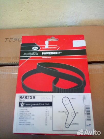 Ремень грм Gates 5662XS (k7m)