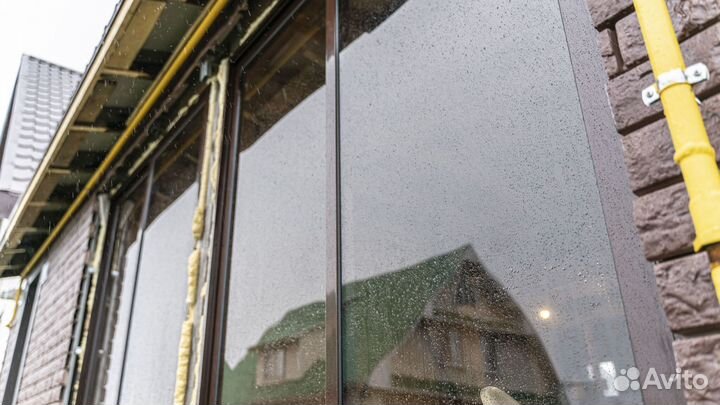 Окна из алюминиевого профиля для террасы, веранды