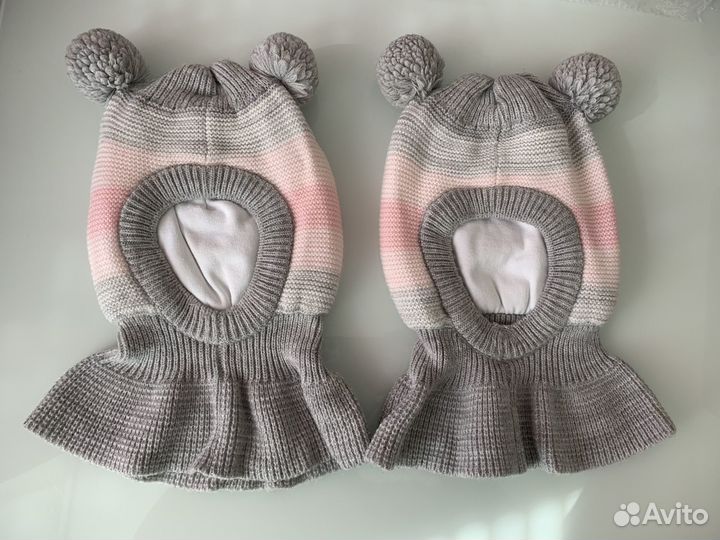 Шапка шлем для девочки