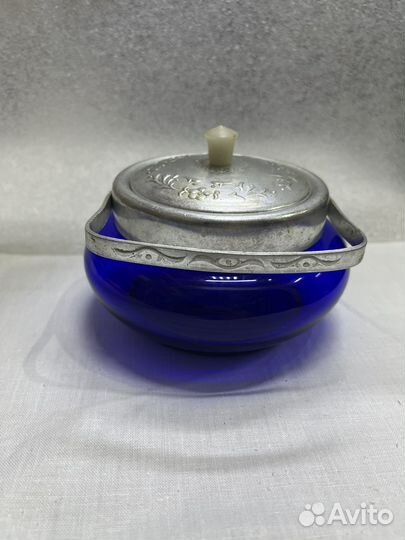 Сахарница конфетница Стекло СССР Посуда