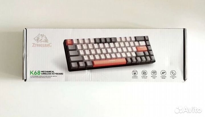 Механическая клавиатура беспроводная Ziyoulang K68