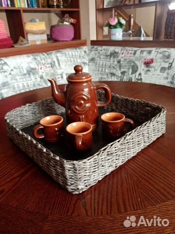 Поднос плетёный