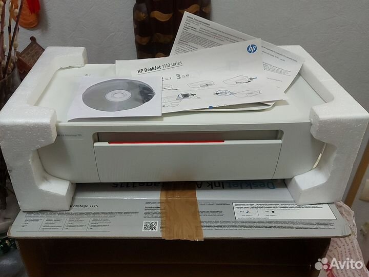 Цветной струйный принтер hp1115