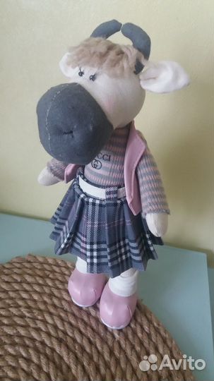 Кукла текстильная ручная работа в форме зверюшек