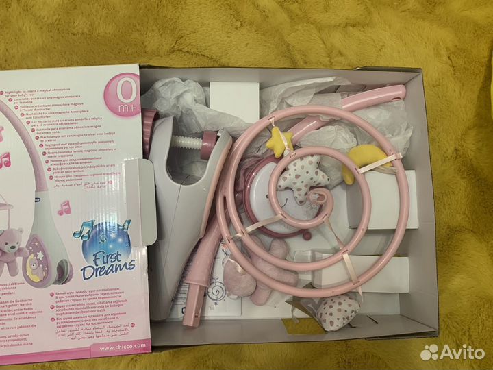Мобиль Chicco Next2Dreams розовый