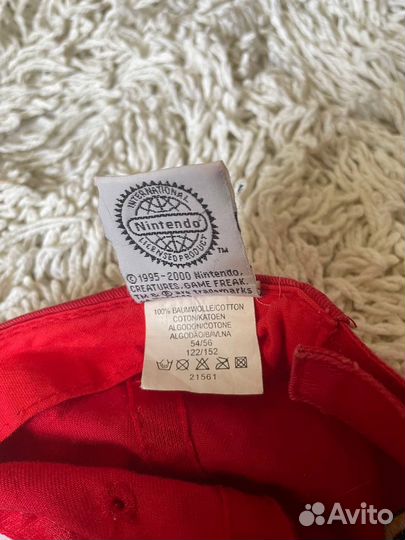 Кепка Pokemon Vintage Nintendo