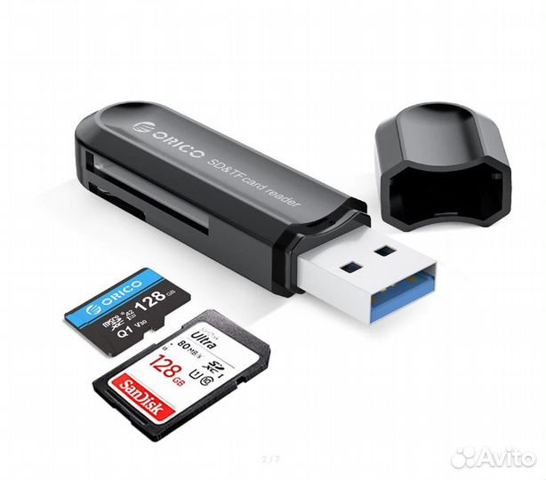 Флеш usb накопитель 3.0 картридер