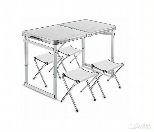 Стол + 2 стула усиленный Pro Mini Белый 90х60х60