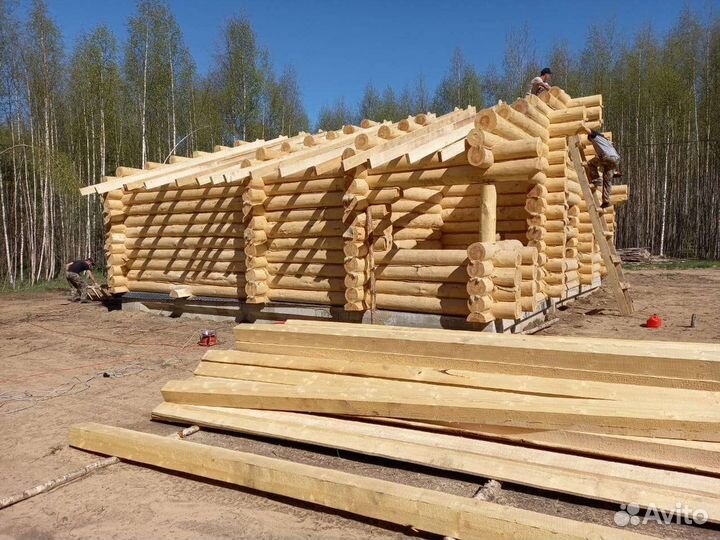Баня, дома из сруба