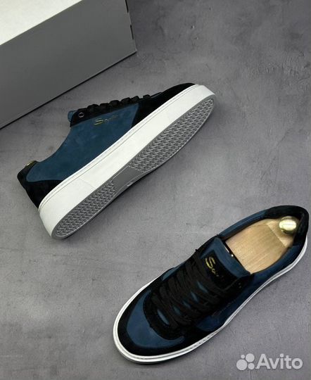 Кеды мужские santoni синие