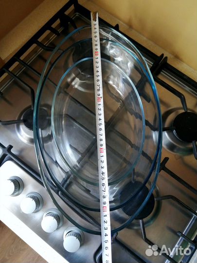 Формы для запекания, утятница круглая с крышкой