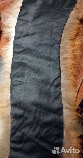 Меховой воротник натуральная лиса