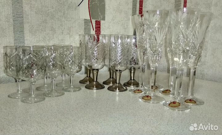 Рюмки хрустальные СССР