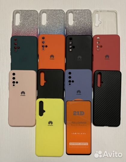 Чехол, стекло huawei honor