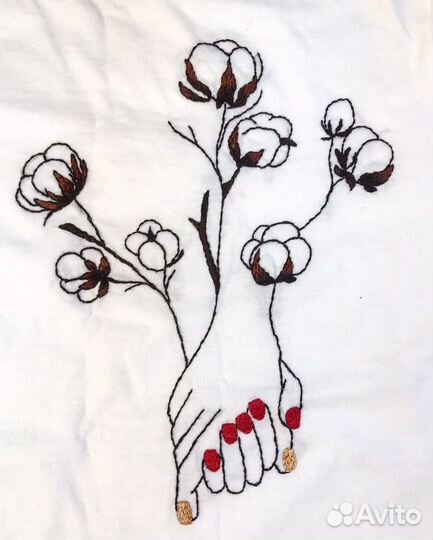 Ручная вышивка на одежде