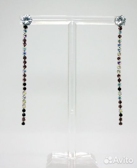 Серьги Стразы