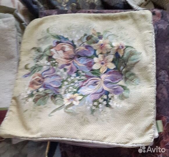 Чехлы на диванные подушки гобеленовые