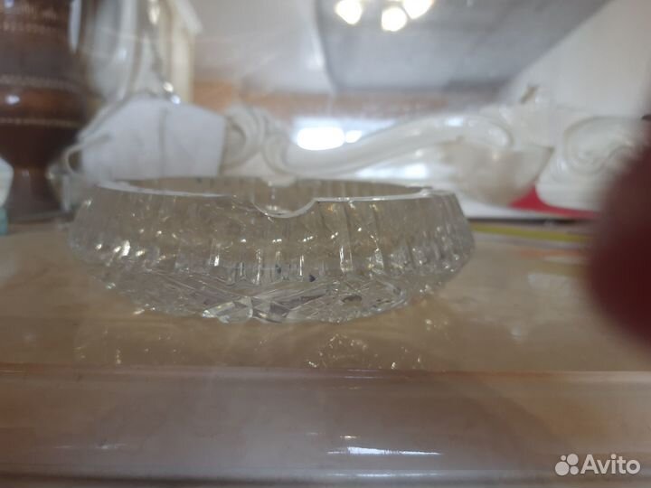 Хрустальная пепельница