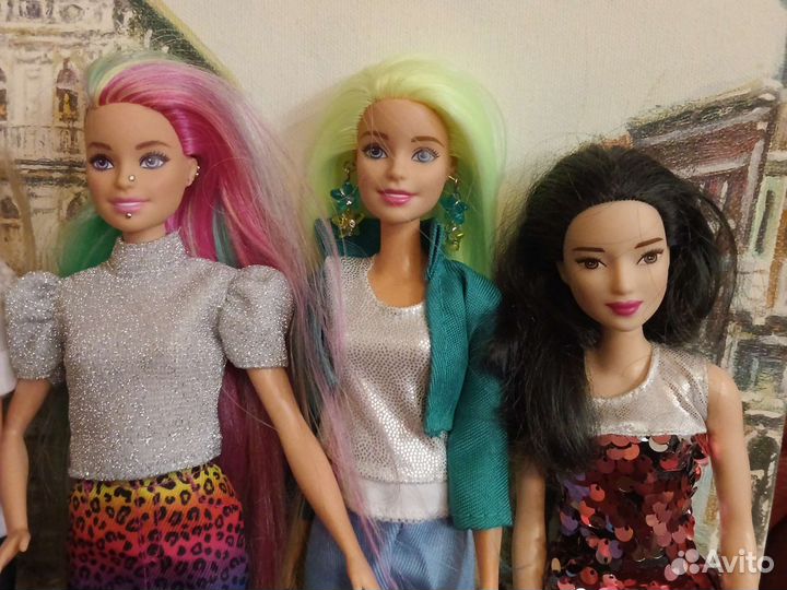 Куклы барби пакетом