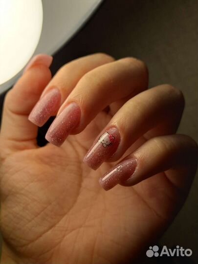 Коррекция наращённых ногтей