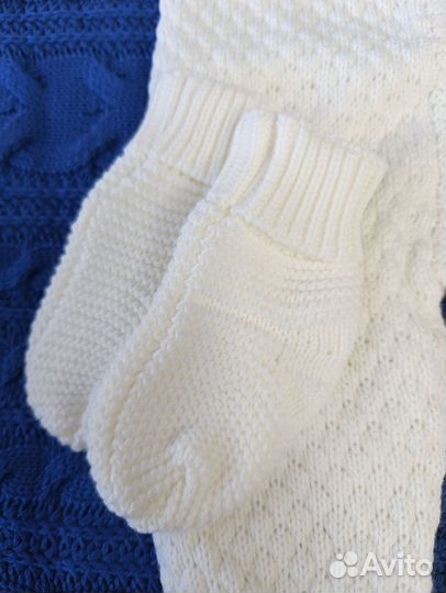 Комбинезон для новорожденного с шапочкой