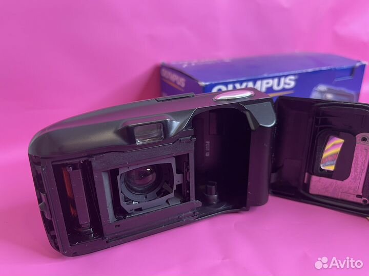 Пленочный фотоаппарат olympus mju ii (black)