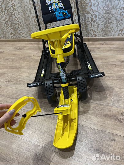 Снегокат с колёсами