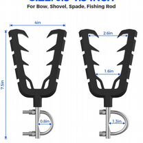 Универсальный держатель лопаты/ружья для atv utv
