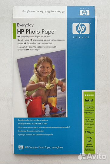 Фотобумага HP 10x15