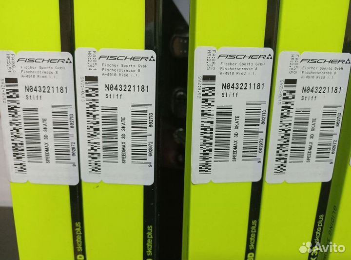Лыжи fischer speedmax 3D, крепления race skate IFP