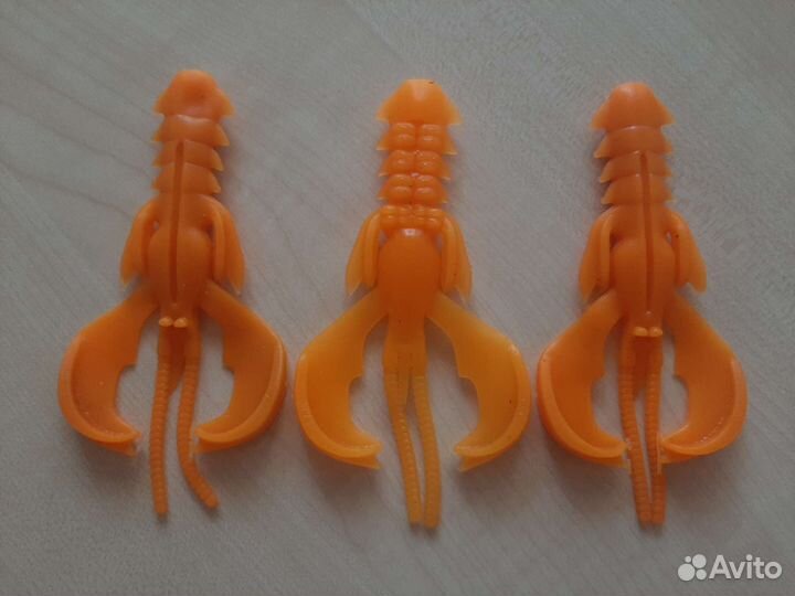 Силиконовые приманки рачки, твистеры, виброхвосты