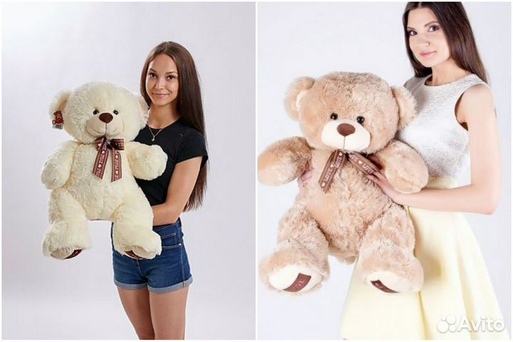 Большие плюшевые мишки и панды