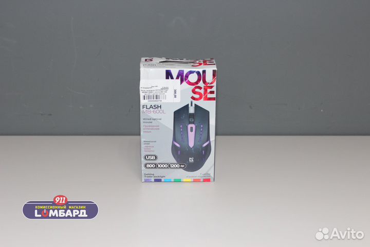 Проводная оптическая мышь Defender Flash MB-600L