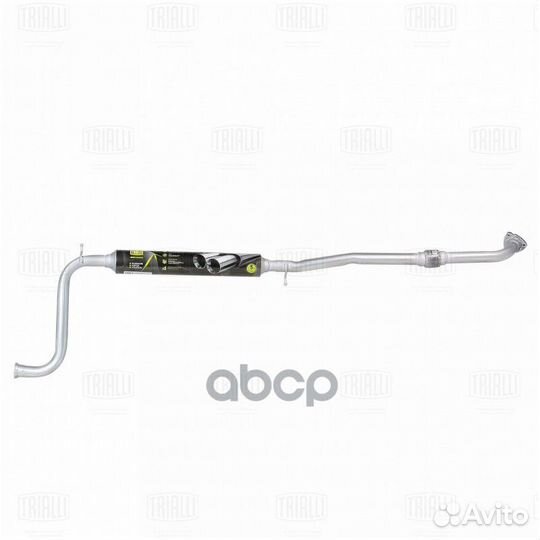 Резонатор Лада 1118 Kalina с гоф. и стронг. (алюм