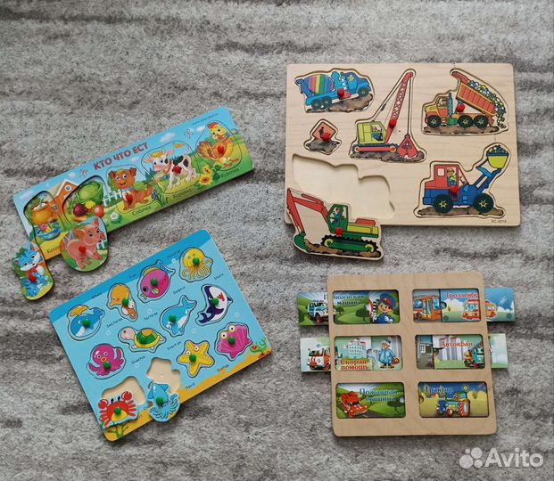 Детские книги, пазлы, развивающие игрушки