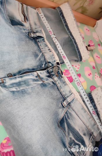 Бриджи джинсовые мужские