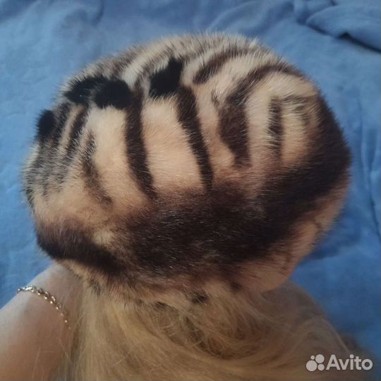 Шапка норковая женская