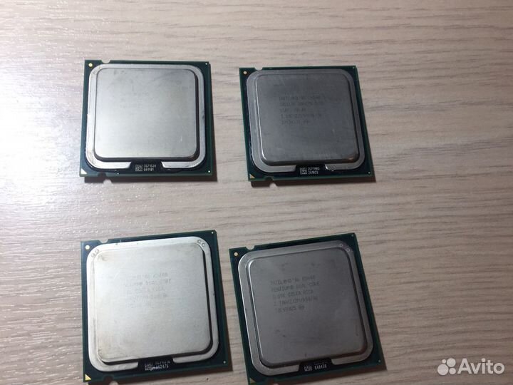 Процессоры intel 775 socket 2х ядерные