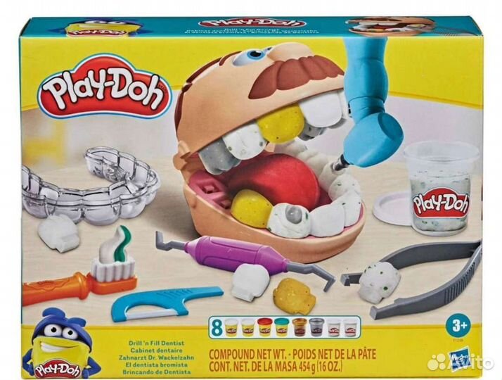 Play doh мистер зубастик